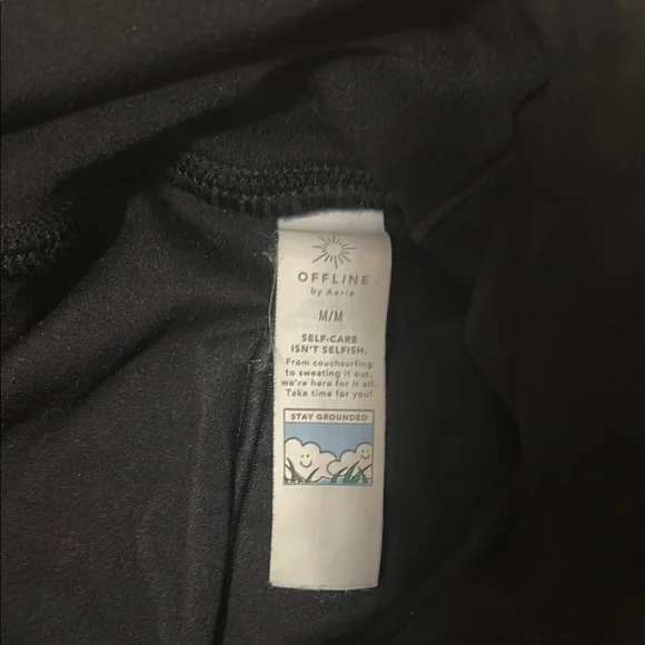 Aerie crossover black athletic shorts - Picture 4 of 6